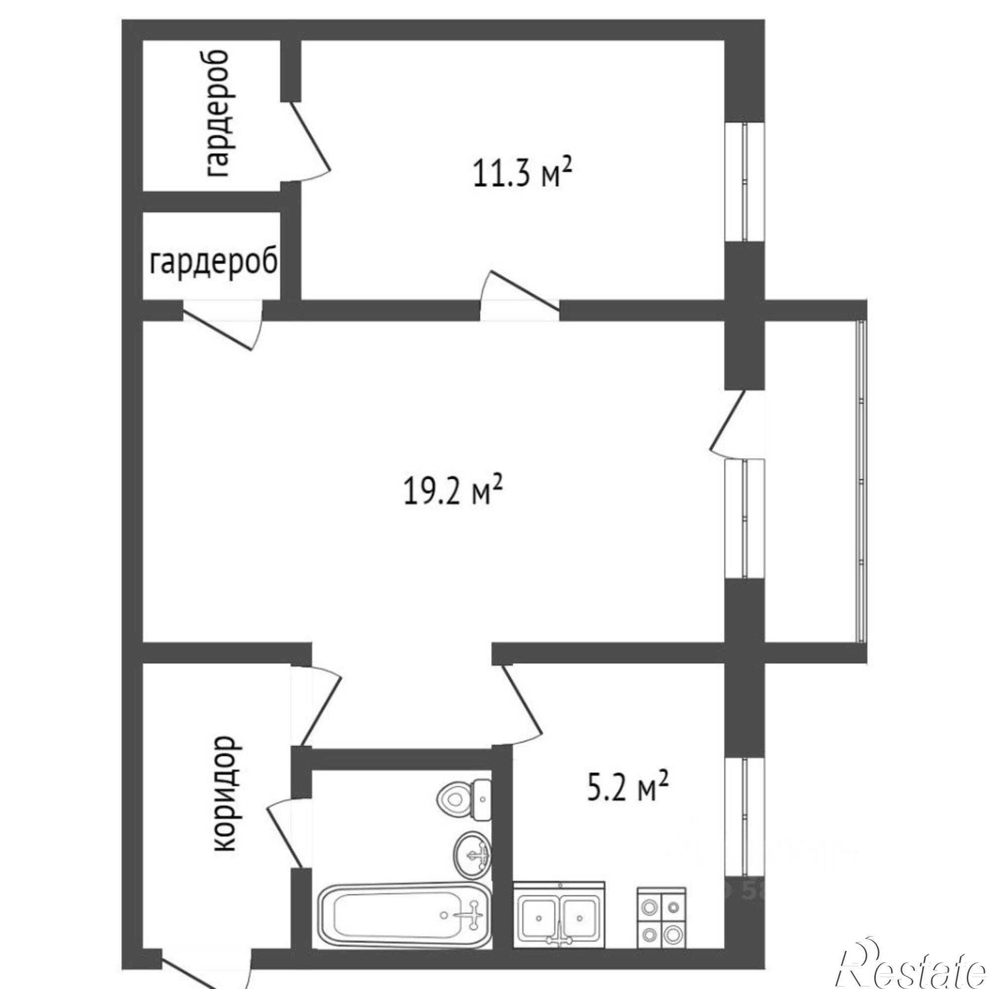 Купить квартиру за 4 200 000 рублей на улица Матросова, 52