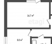 1-комн, 39кв м, этаж 14/19 ул Печерская, 18а