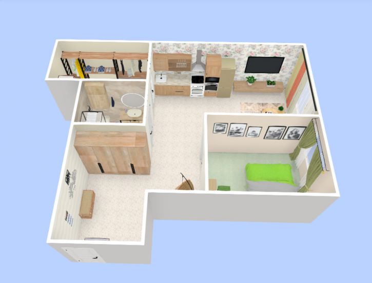 2-комн квартира Лемкова ул, 5,228