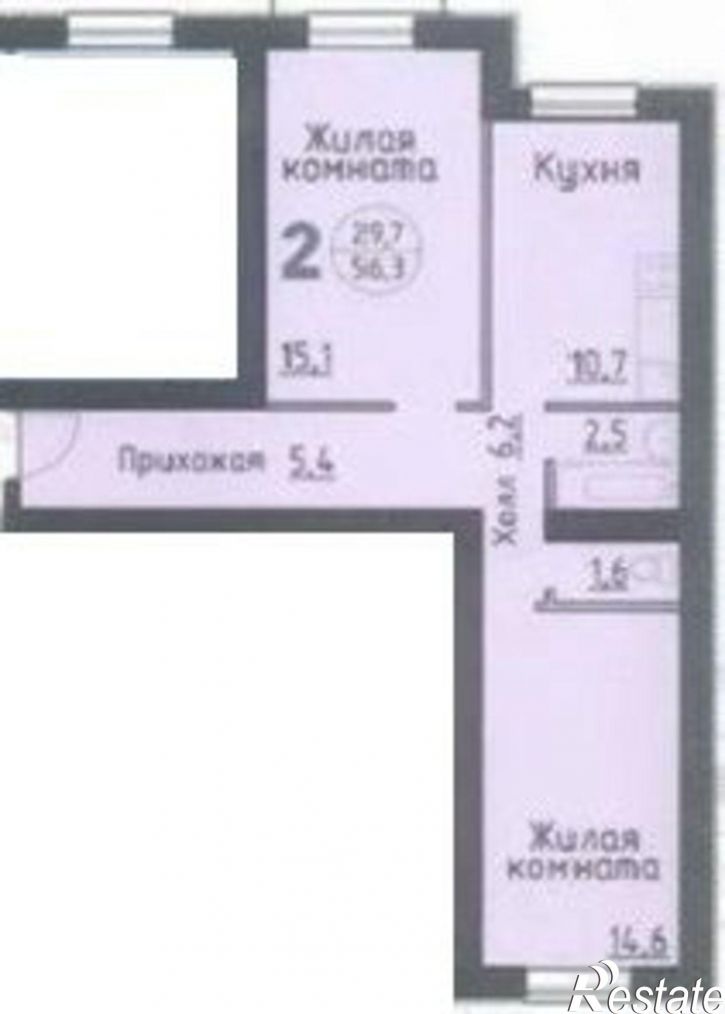 2-комн квартира ул Академика Дмитрия Козлова, 35,  д. 35