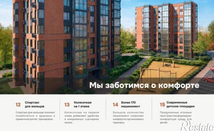 2-комн квартира в новом доме улица 40 лет Победы, 61,  д. 61