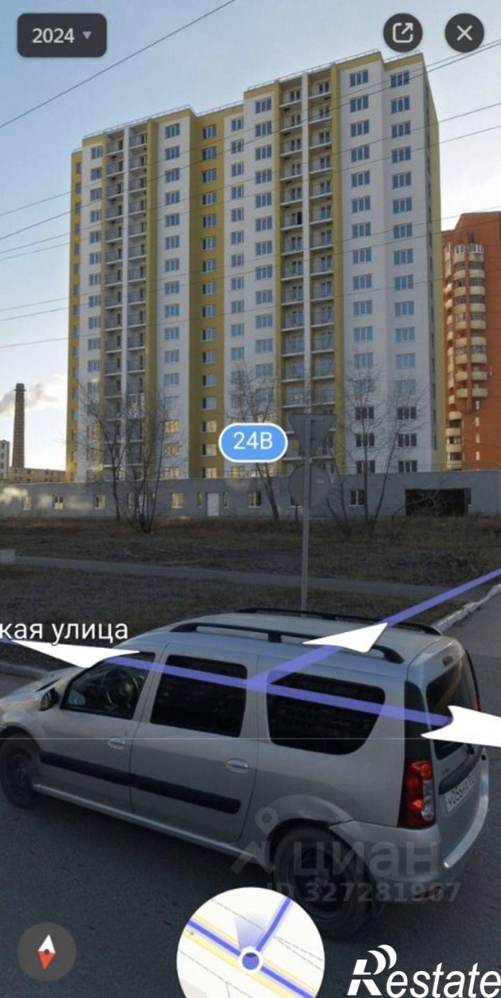 2-комн квартира в новом доме Гидротехническая улица, 24В,  д. 24В