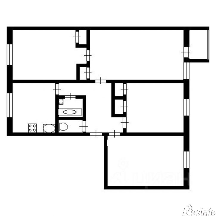4-комн квартира ул Молодежная, 36,  д. 36