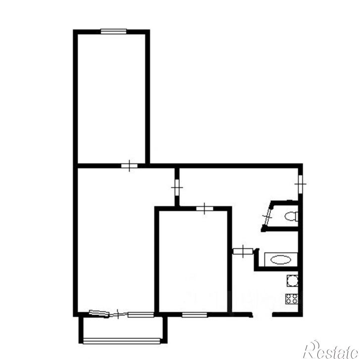 3-комн квартира мкр В-1, 25,  д. 25
