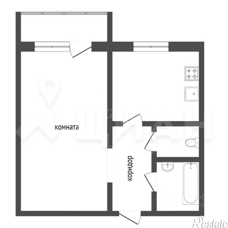 1-комн квартира Тольятти