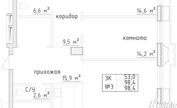 3-комн квартира в новом доме Самара, Самарская улица, 220