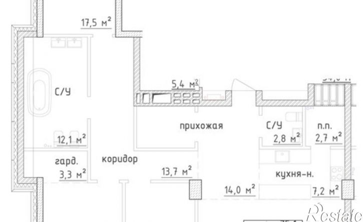 4-комн квартира в новом доме Самара, Самарская улица, 220