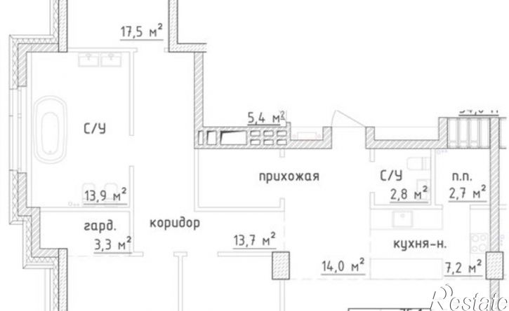 4-комн квартира в новом доме Самара, Самарская улица, 220