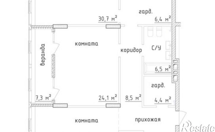 3-комн квартира в новом доме Самара, Самарская улица, 220