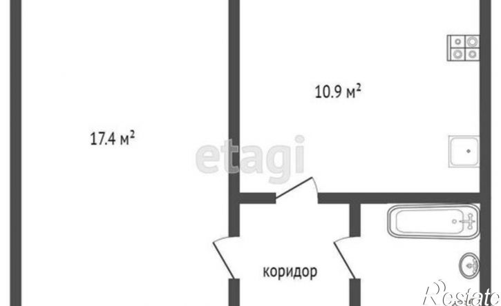 1-комн квартира Самара, посёлок Берёза, 4-й квартал, 11
