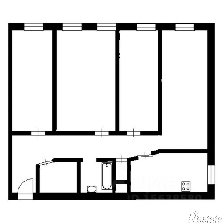 3-комн квартира Самара, улица Водников, 33