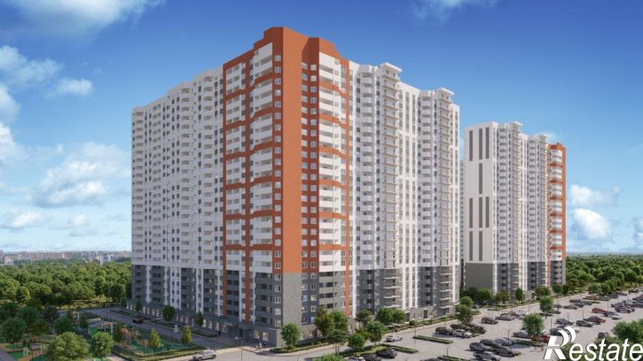 2-комн квартира в новом доме Московское шоссе, 18-й километр, 55