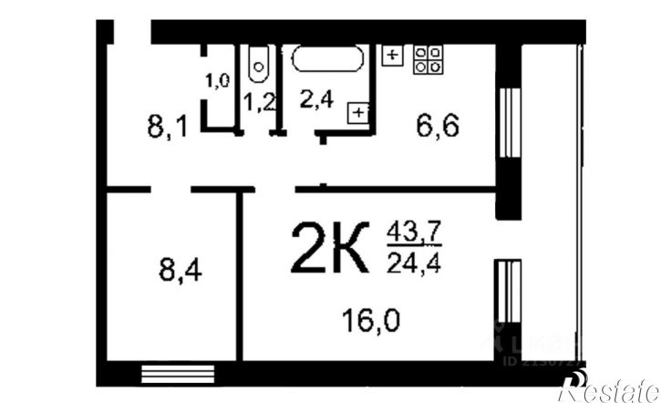 2-комн квартира Тольятти г., Лизы Чайкиной ул., 79