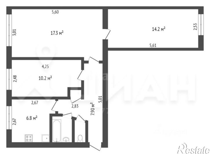 3-комн квартира ул Пионерская, 32,  д. 32