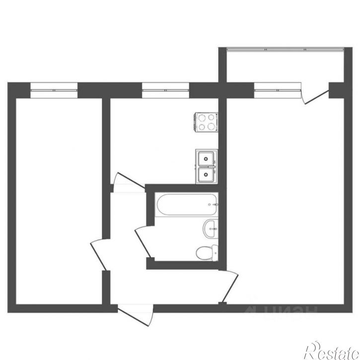 2-комн квартира ул Победы, 7а,  д. 7а