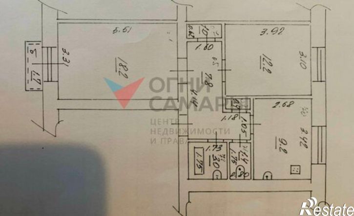 2-комн квартира Самара, Ново-Садовая улица, 13