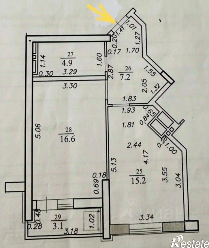 1-комн квартира ул Печерская, д 20А
