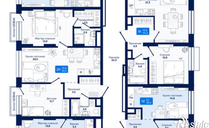 2-комн квартира в новом доме Самара, 8-я Радиальная улица, 31