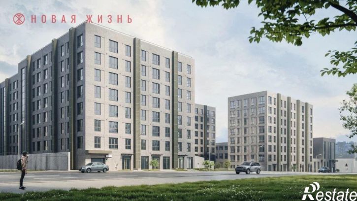 3-комн квартира в новом доме Спортивная улица, 15