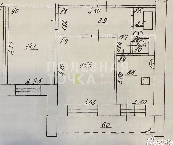 2-комн квартира Самара г., Кировский, Победы ул., д.154