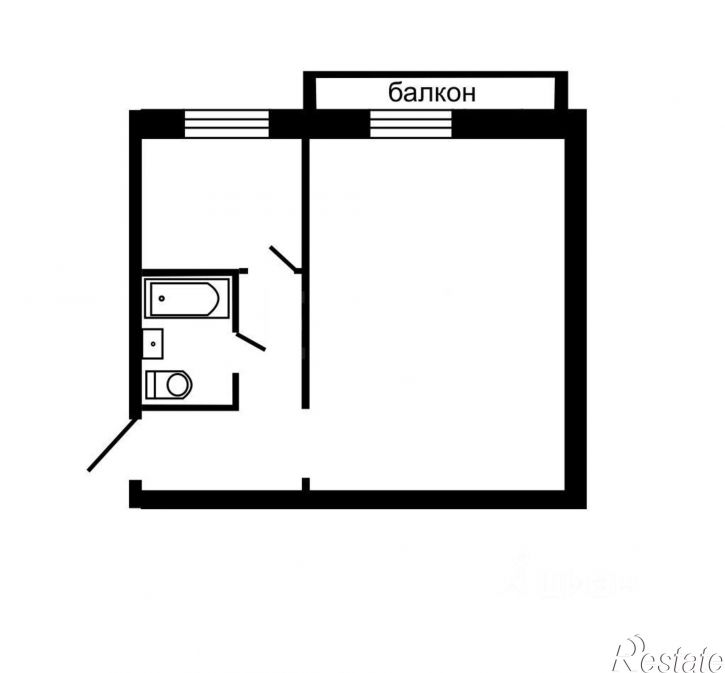 1-комн квартира Мира, 45
