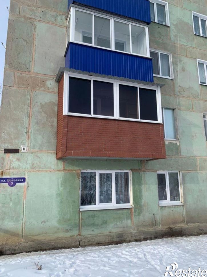 2-комн квартира ул Вологина, 7,  д. 7