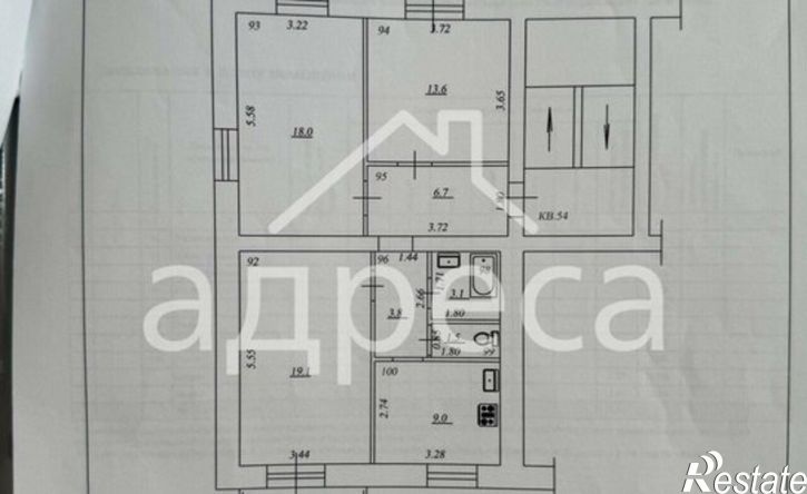 3-комн квартира Самара, улица Свободы, 22