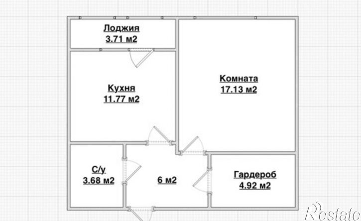 1-комн квартира Самара, улица Антонова-Овсеенко, 63