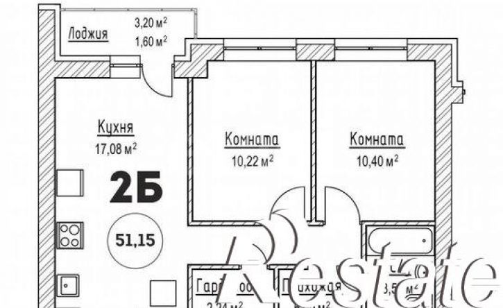 2-комн квартира Почтовая улица, 13,  д. 13