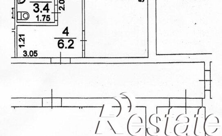 1-комн квартира улица Кирова, 2,  д. 2
